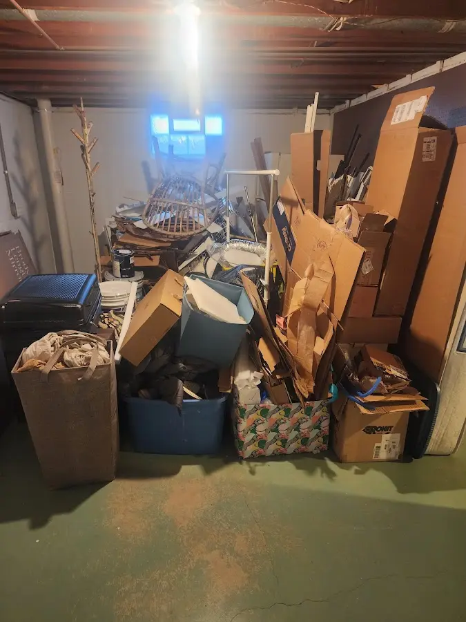 Roll-off dumpster container at job site for Roll Off Dumpster Rental in Walhalla